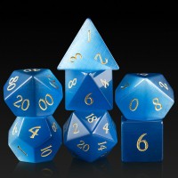 Stone Dice 16mm Stone DND Dice Set Dungeons and Dragons DND Polyhedral Stone Dice Set DND Gaming Dice