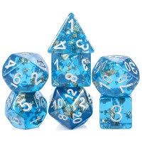 Resin Dice 16mm Resin DND Dice Set Dungeons and Dragons DND Polyhedral Resin Dice Set DND Gaming Dice